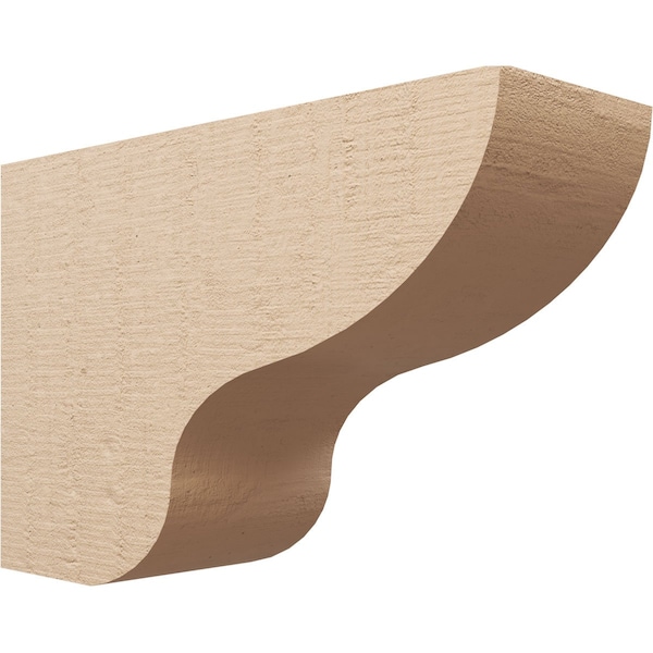 Ekena Millwork 10"W x 30"D x 20"H Classic Greensboro Rough Cedar Woodgrain TimberThane Corbel, Primed Tan CORUR10X30X20GRNRCPR - main